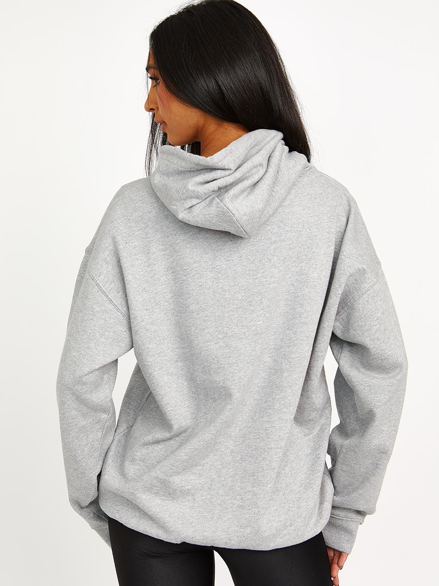 Mischief Teddy Graphic Print Hoodie