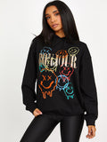 Bonjour Graphic Print Hoodie