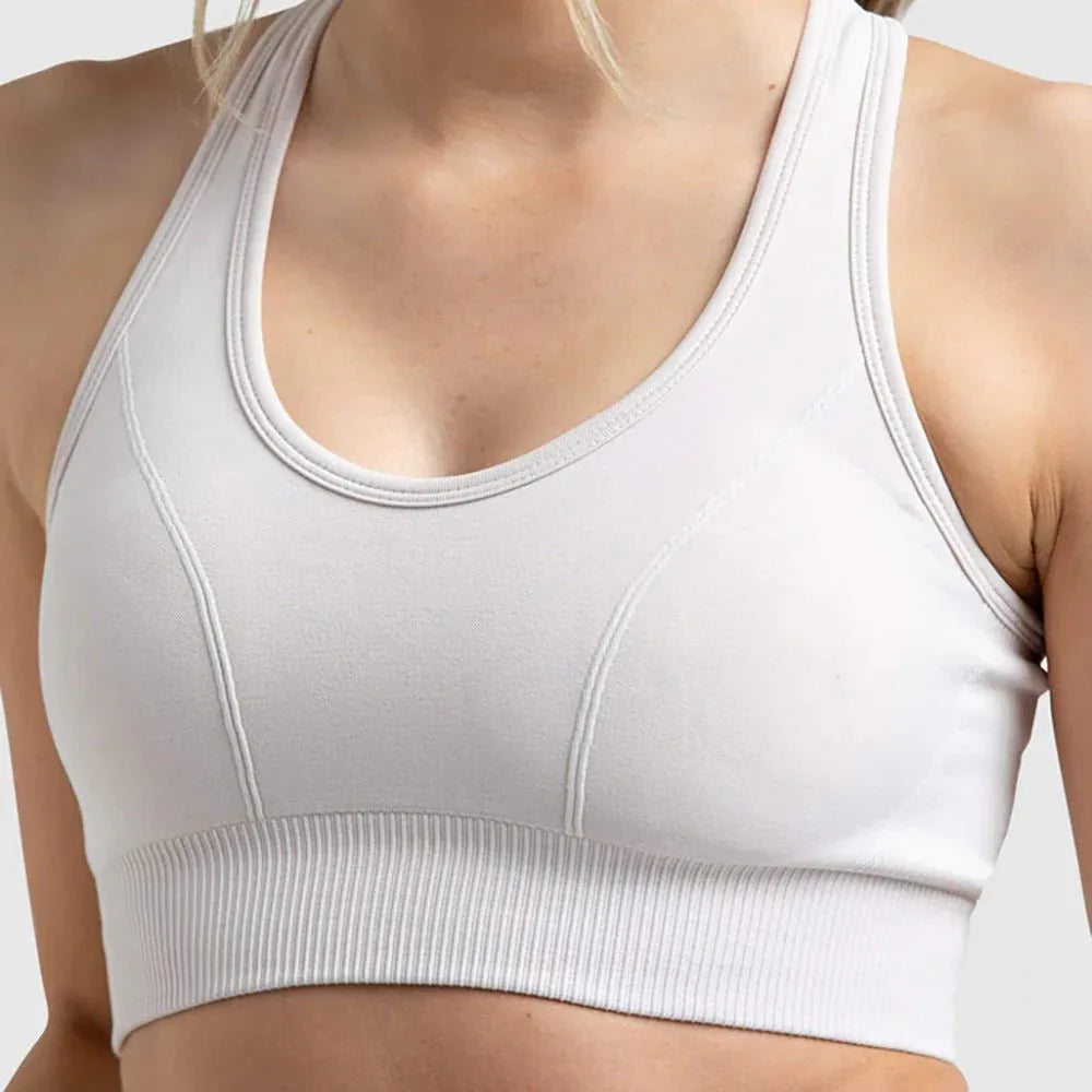 Seamless Sports Bra Set with Peach Hip Trousers – Super Stretch Long Sleeve Yoga Outfit S, M, L
