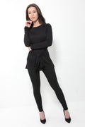 Tie Knot Top And Bottom Loungewear