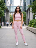 Performance High-Waisted Leggings and Crop Activewear Co-ord