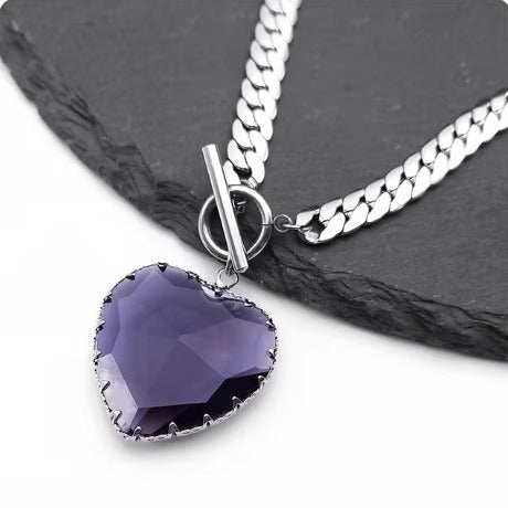 Spicy Love Heart Choker Necklace