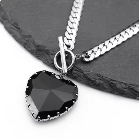 Spicy Love Heart Choker Necklace