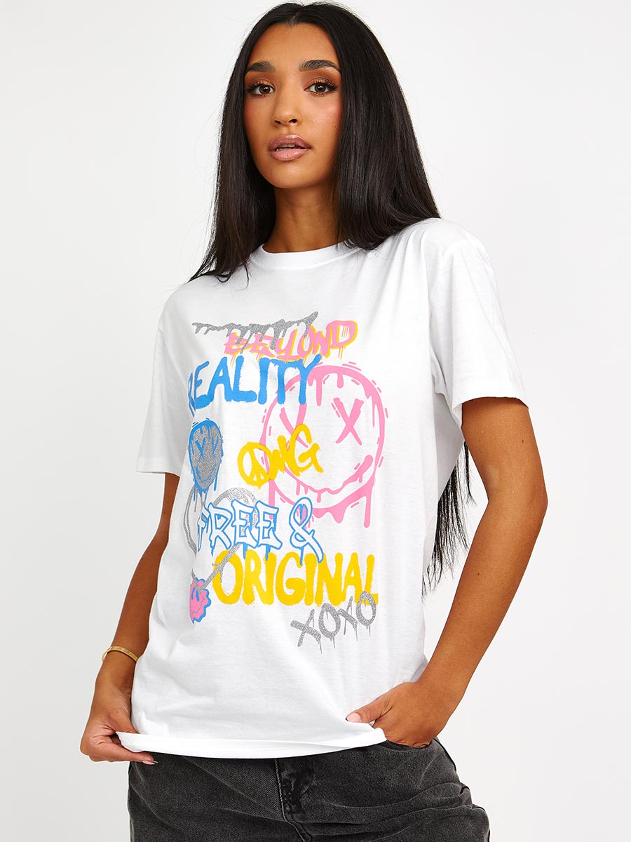 Beyond Reality Graphic Printed T-Shirt