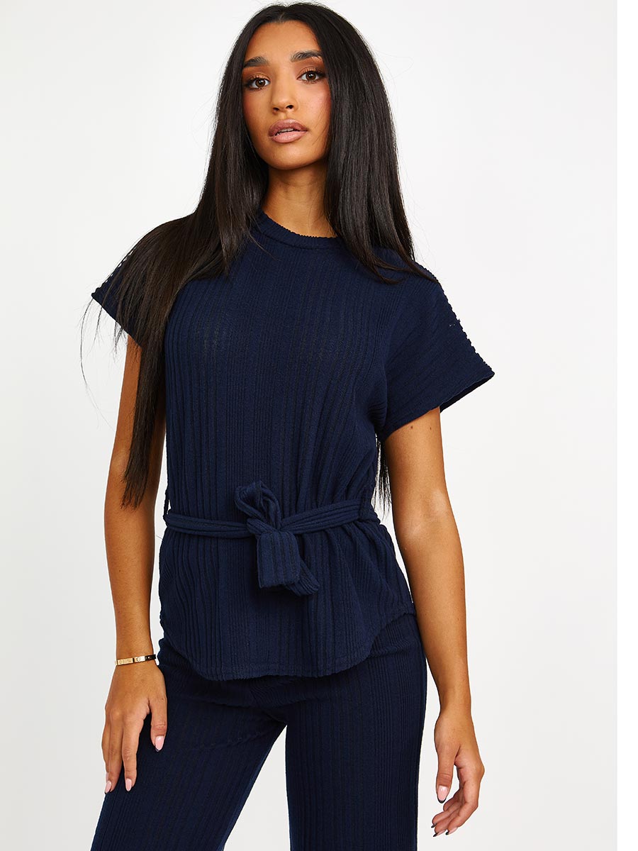 Soft Brushed Ribbed Top & Trouser Co-ord