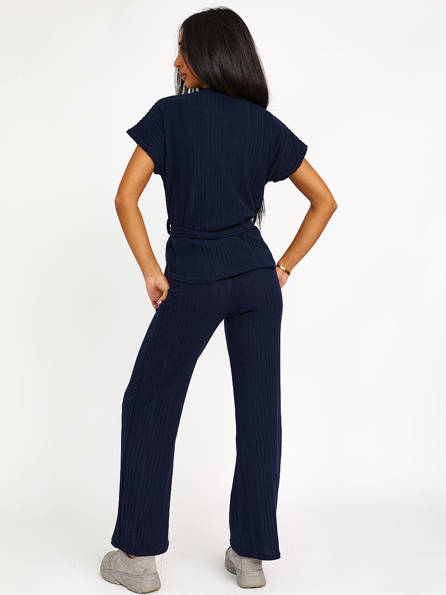 Soft Brushed Ribbed Top & Trouser Co-ord