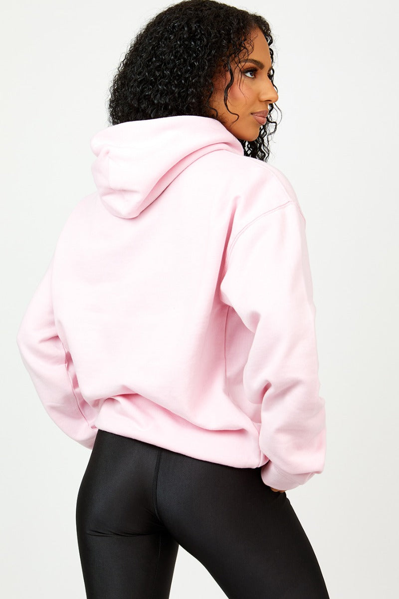 Stay Curious Graphic Print Hoodie
