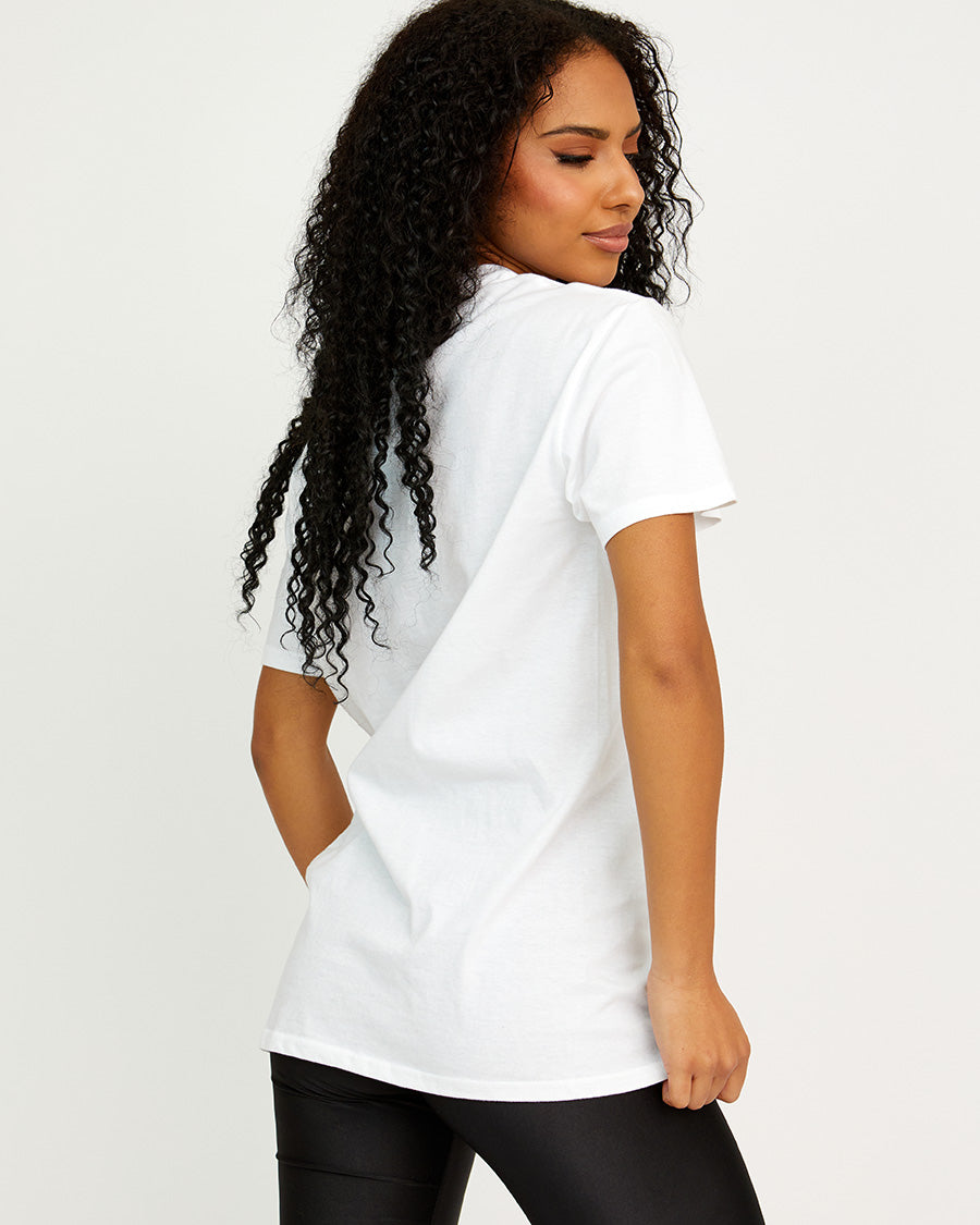 Faith Over Skull Graphic Printed T-Shirt