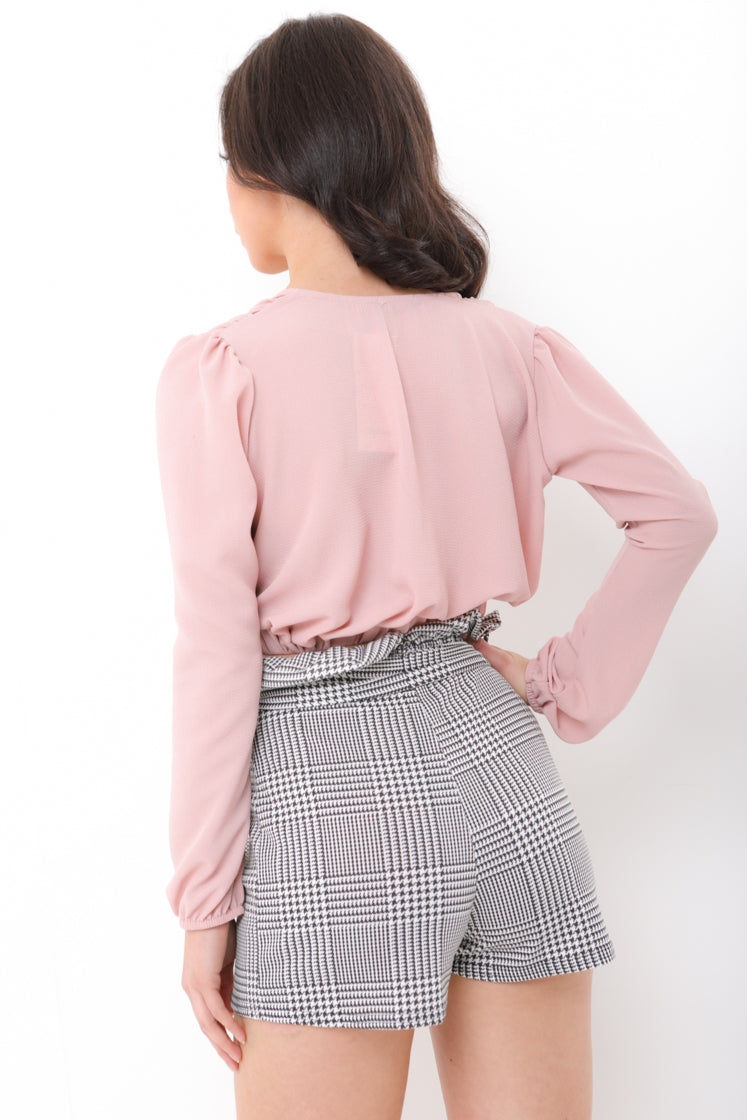 Elasticated Hem Crop Top