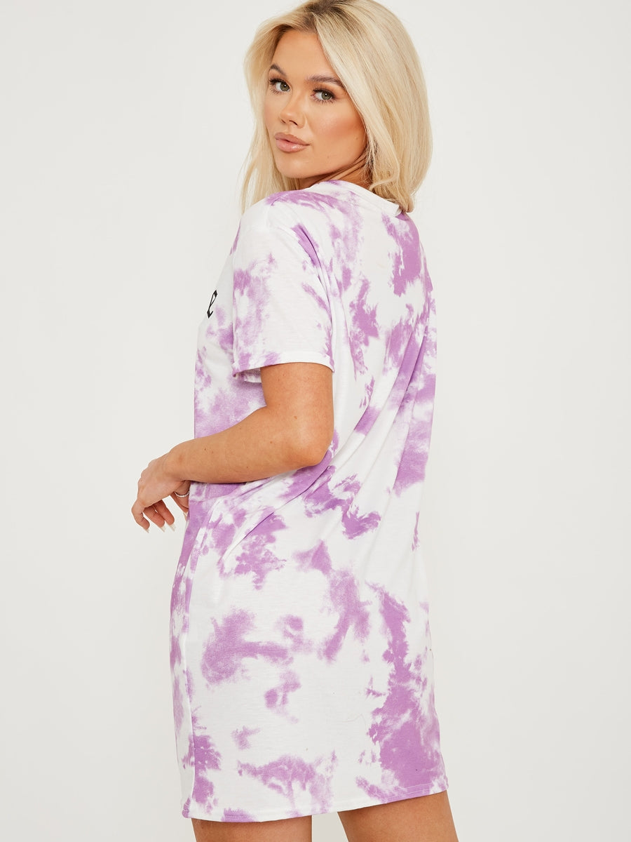 Love To Live Tie Dye T-shirt Dress
