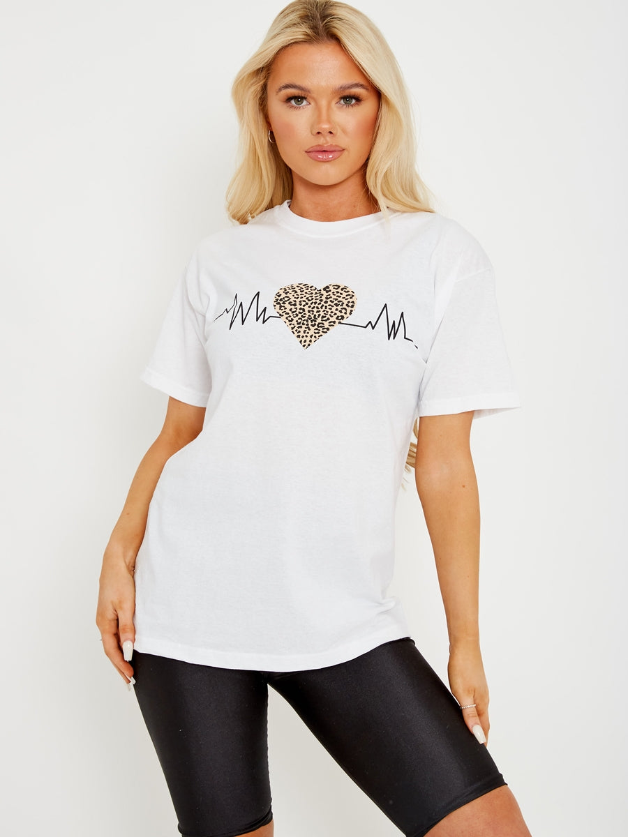 Lifeline Heart Graphic Printed T-Shirt
