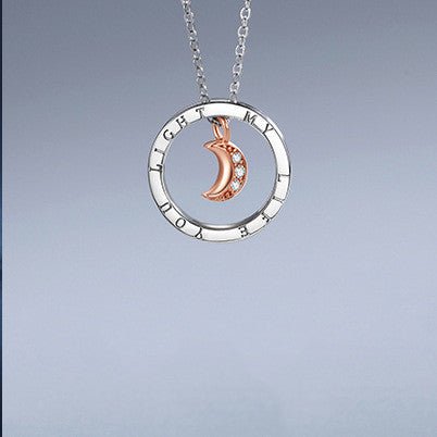 Sun & Moon Light Luxury Couple Necklace