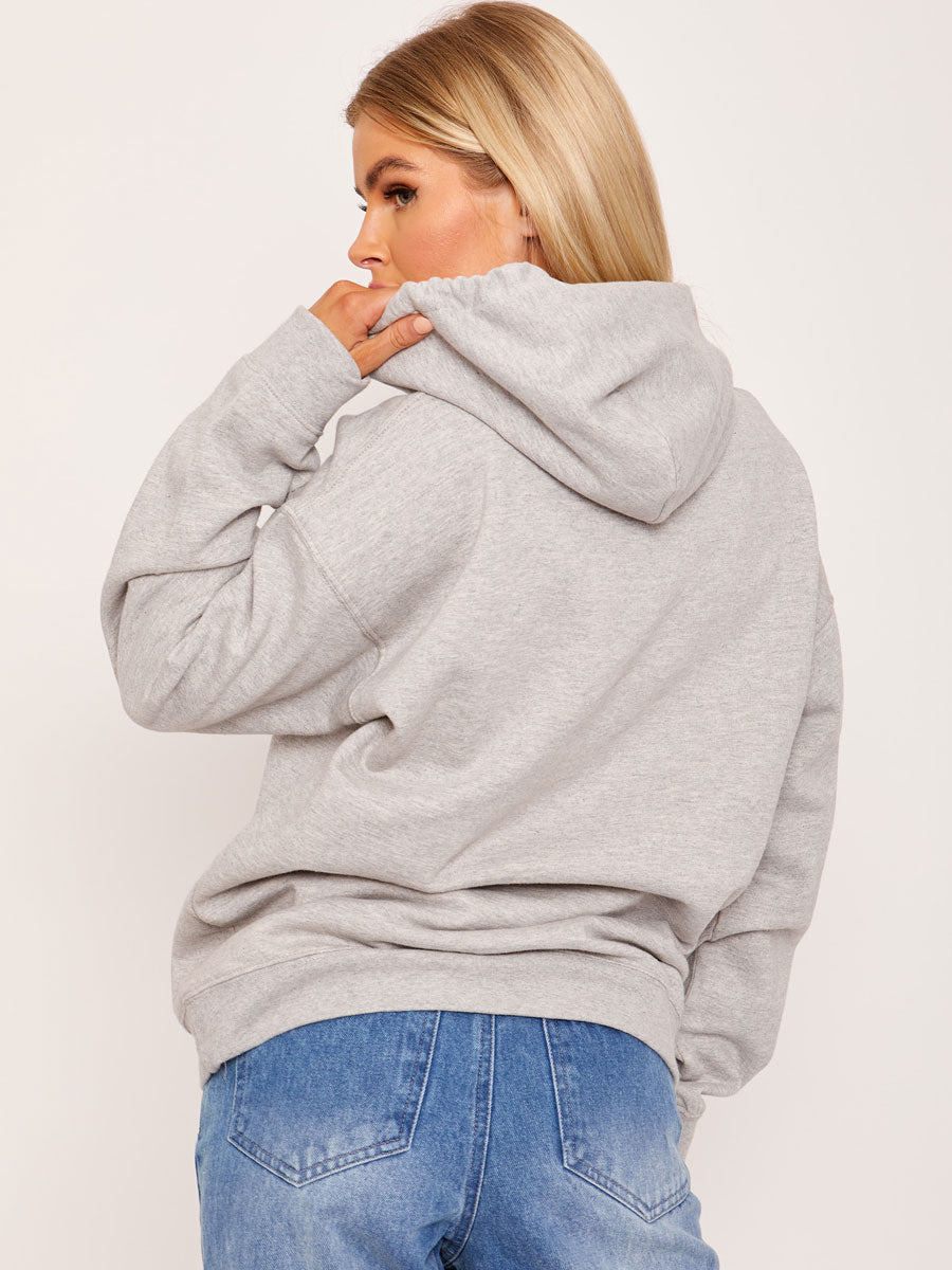 Couture Butterfly Graphic Fleeced Hoodie