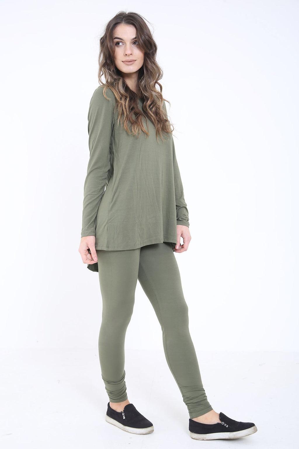 Split Bow Back Overlay LoungeWear Set
