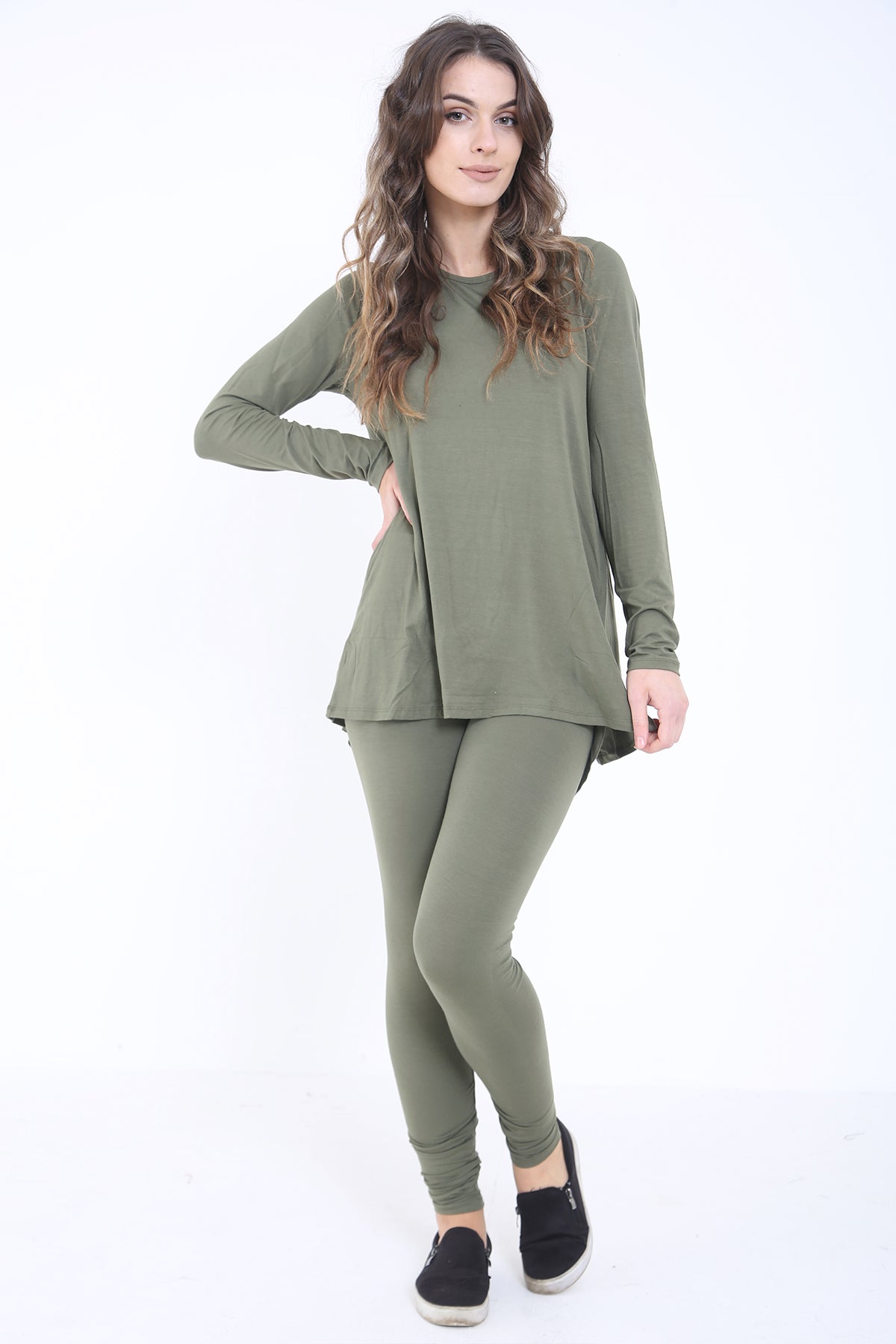 Split Bow Back Overlay LoungeWear Set