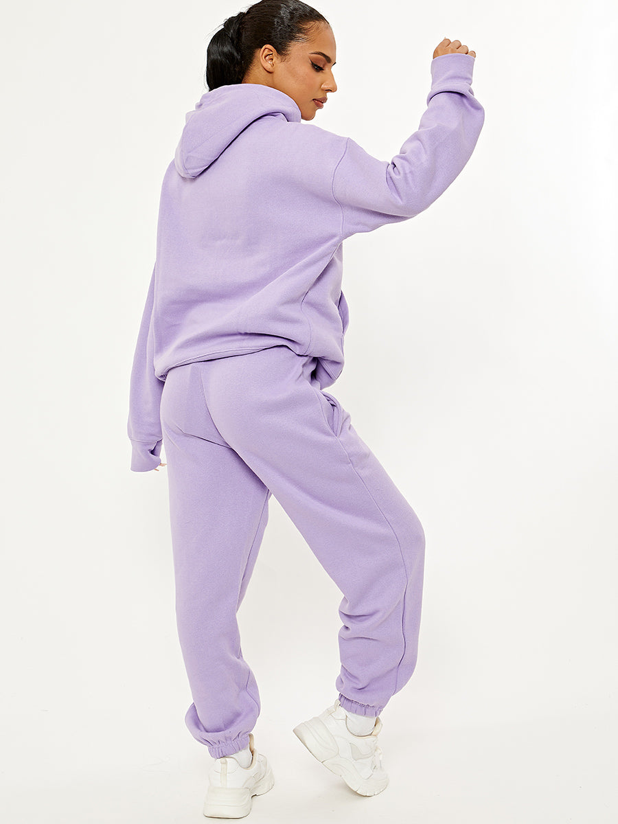 Embroidered French Riviera Hooded Fleece Co-ord