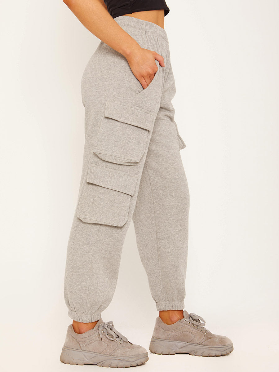 Utility Pocket Fleeced Cargo Jogger