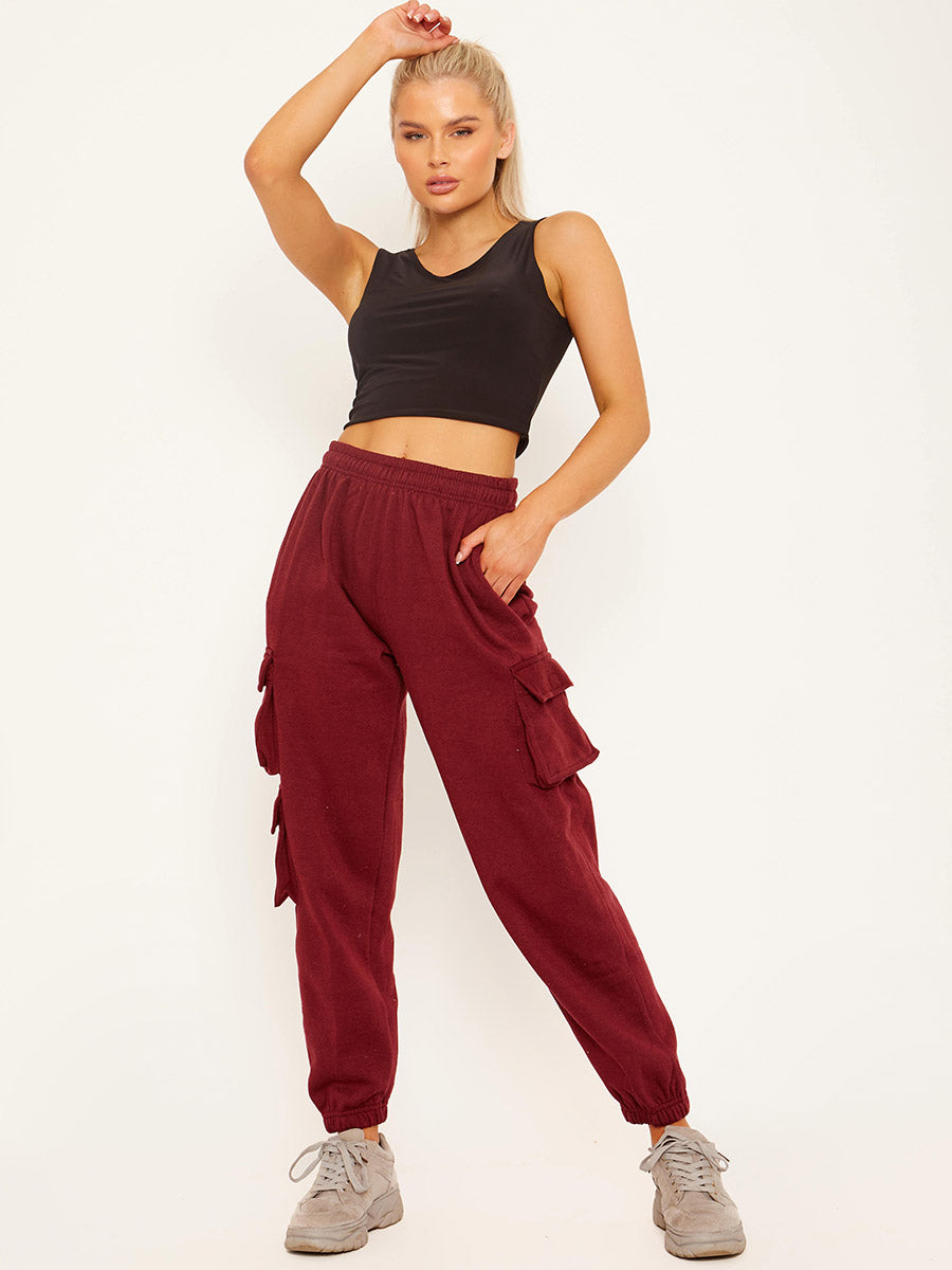 Utility Pocket Fleeced Cargo Jogger