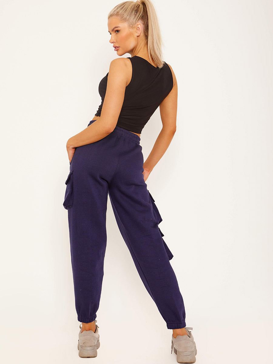 Utility Pocket Fleeced Cargo Jogger