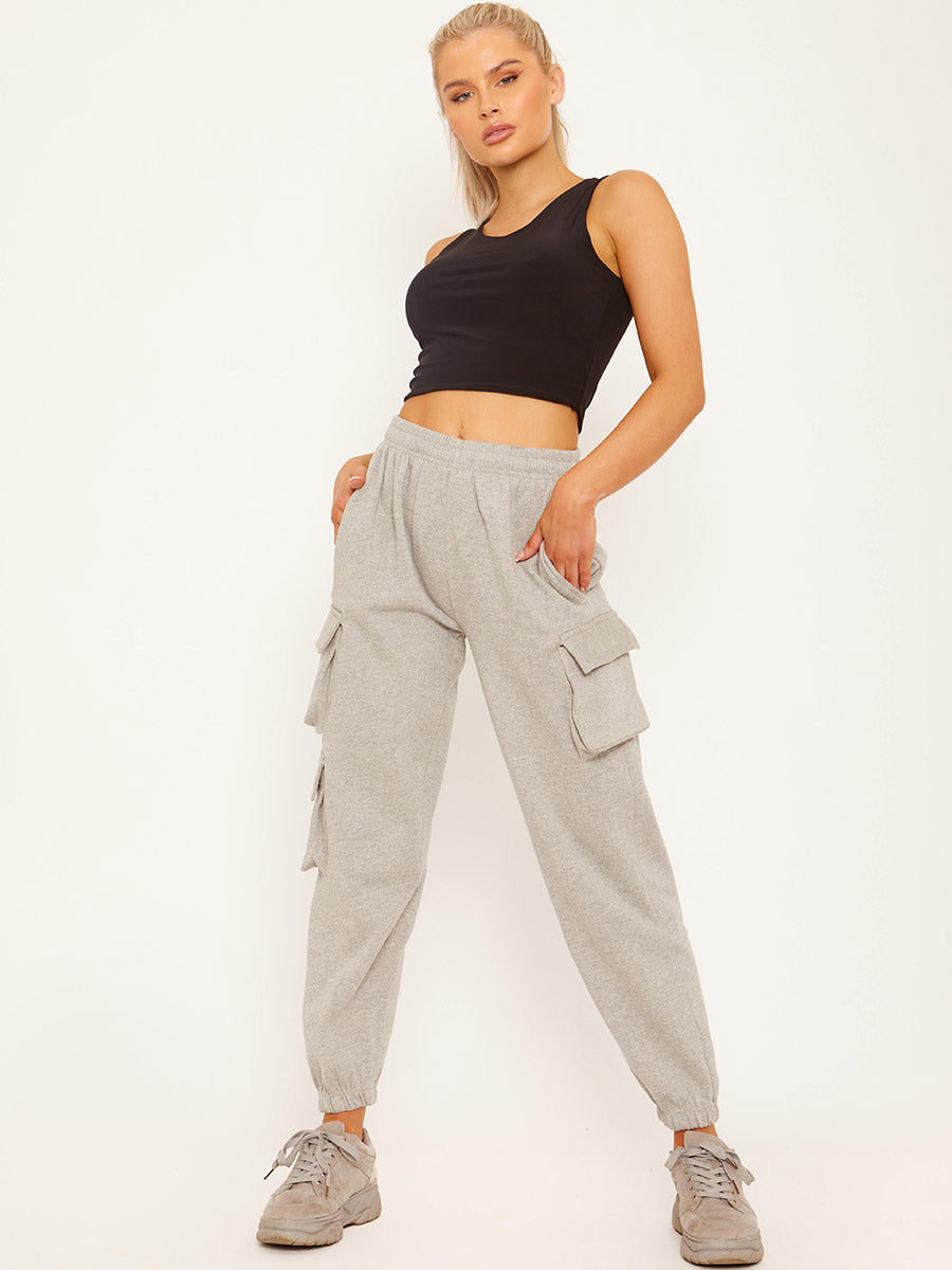 Utility Pocket Fleeced Cargo Jogger