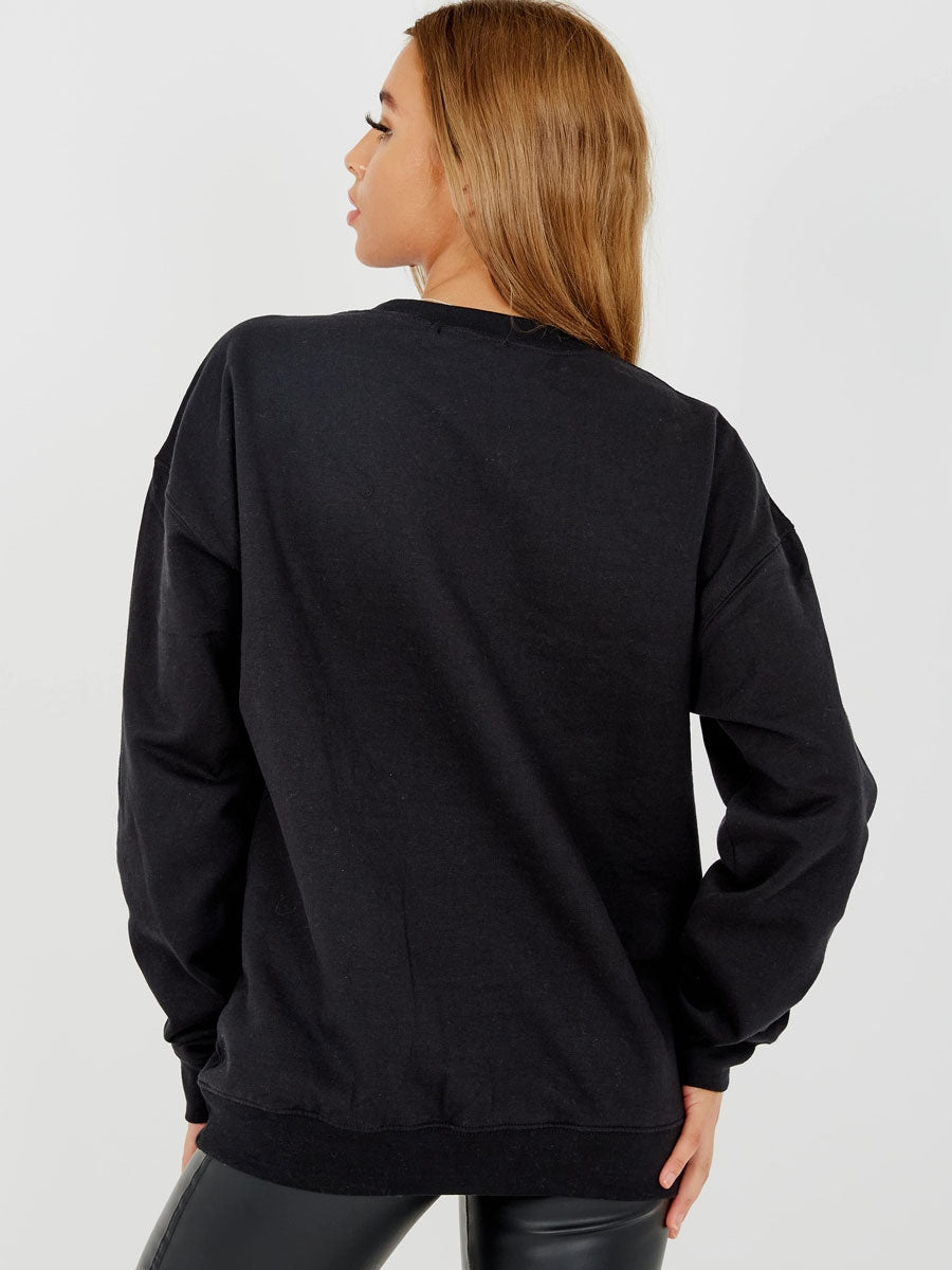 Embroidered Liberte Sweatshirt Jumper
