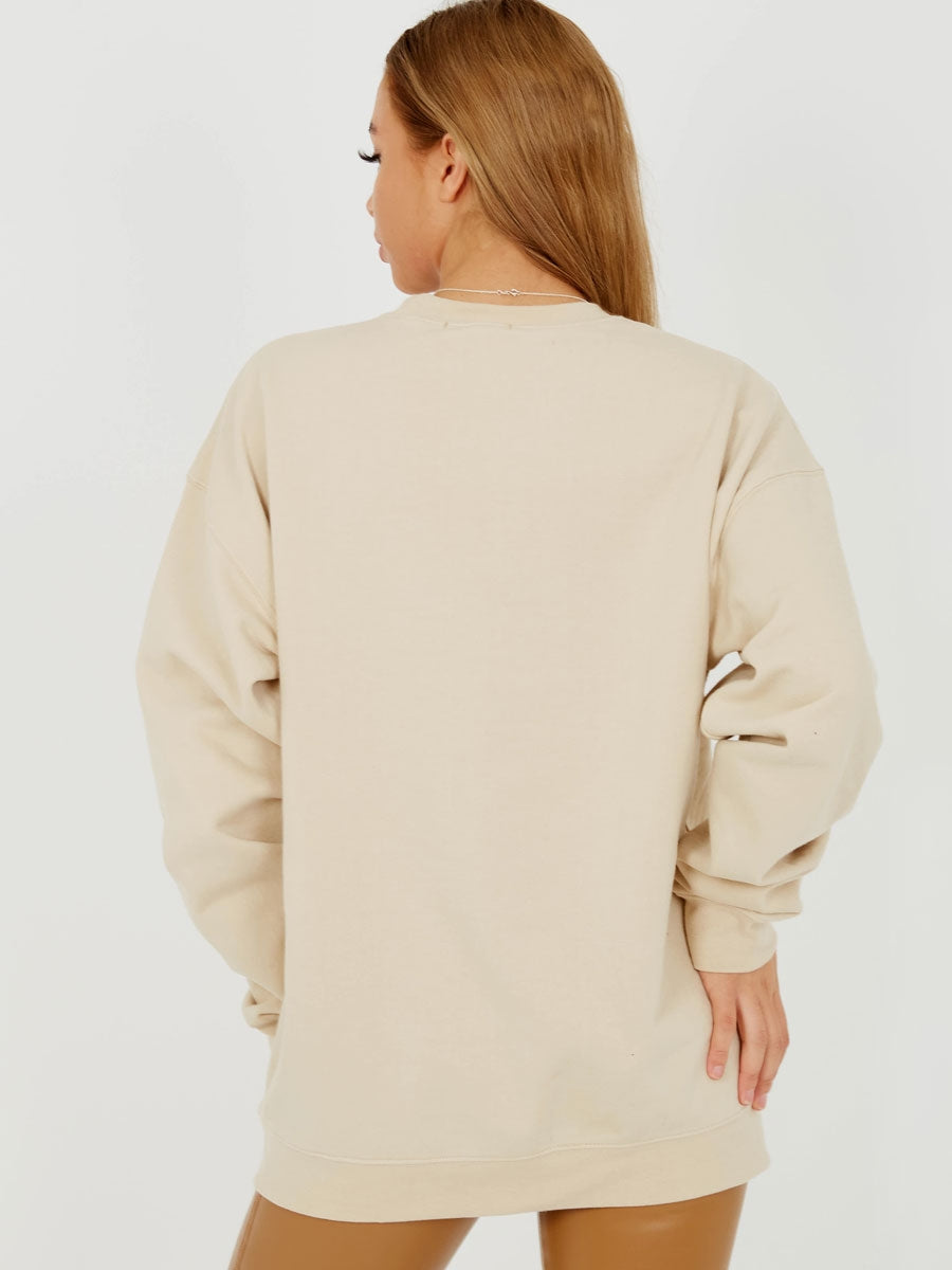 Embroidered Liberte Sweatshirt Jumper