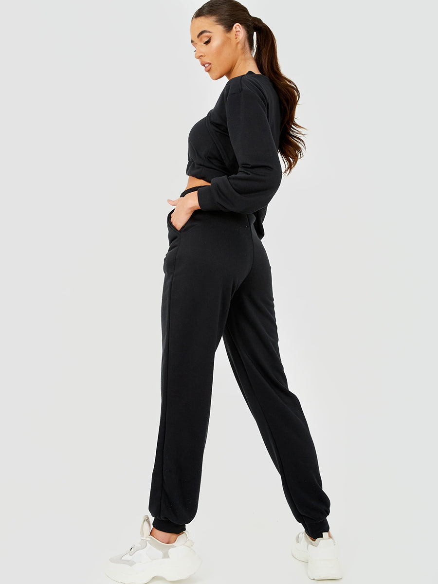 3 Piece Cut Out Crop Top Co-ord Set