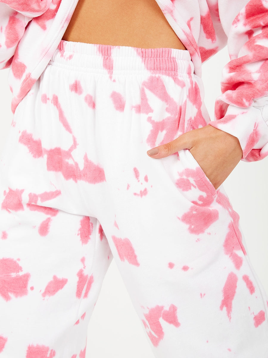 Tie-Dye Oversized Fleece Joggers