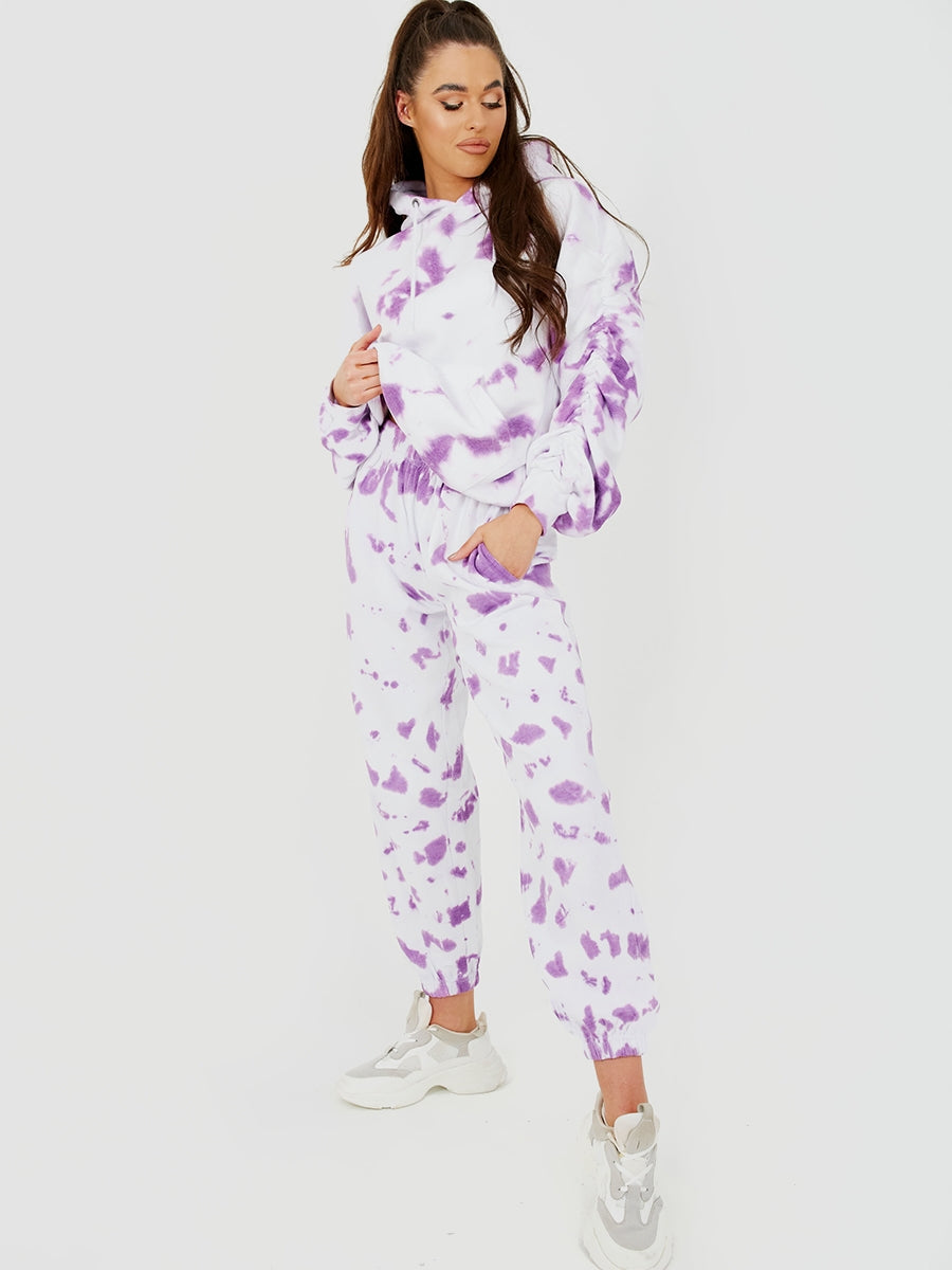 Tie-Dye Oversized Fleece Joggers