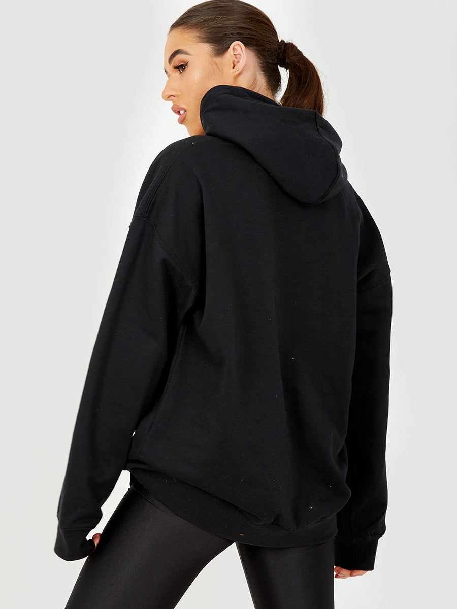 Respect All Graphic Fleeced Hoodie