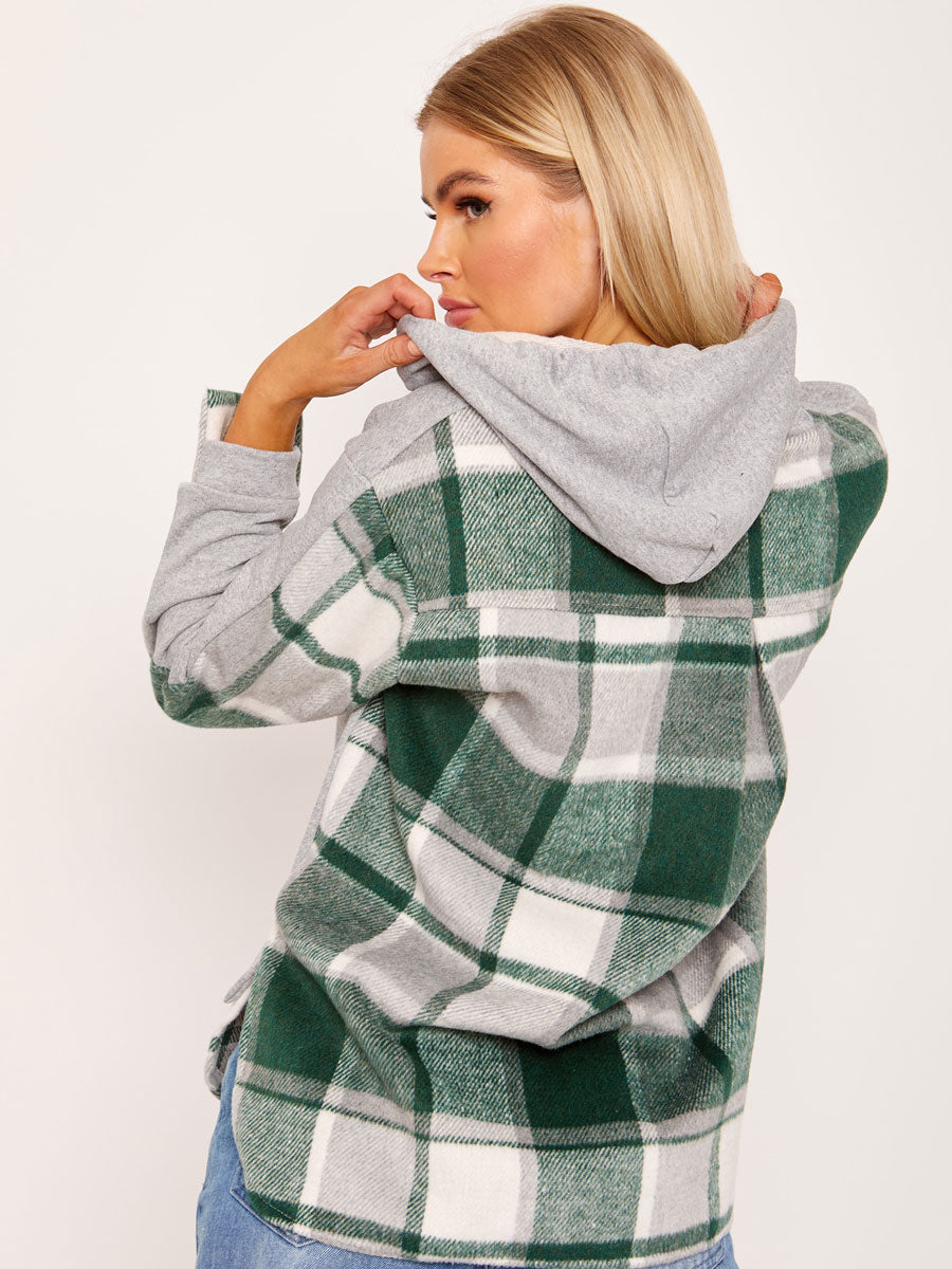 New Check Detail Hoodie