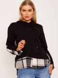 New Check Detail Hoodie