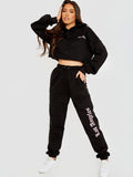 Los Angeles Cropped Hoodie & Jogger Fleece Co-ord