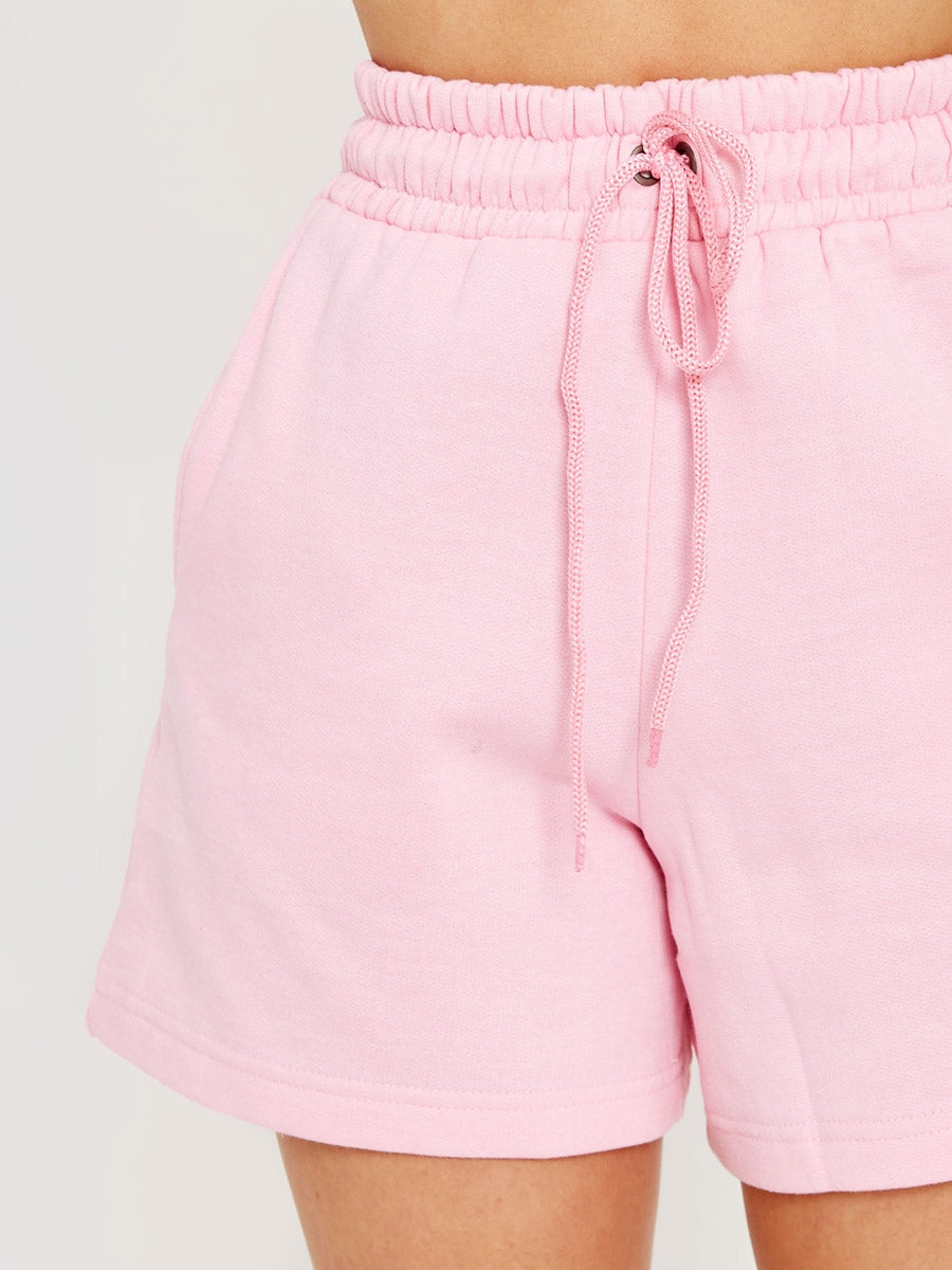 Crop Top & Shorts Fleece Co-ord