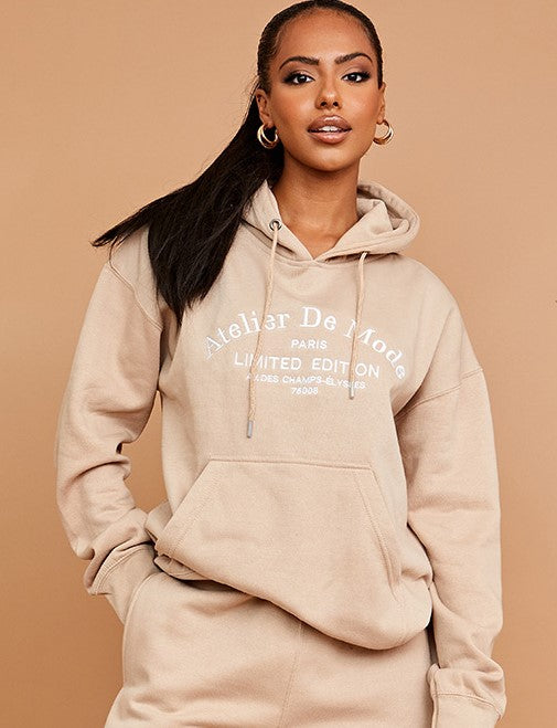 Embroidered Atelier De Mode Hoodie