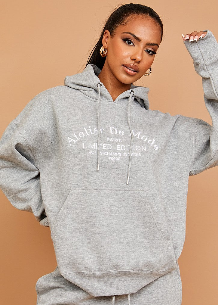 Embroidered Atelier De Mode Hoodie