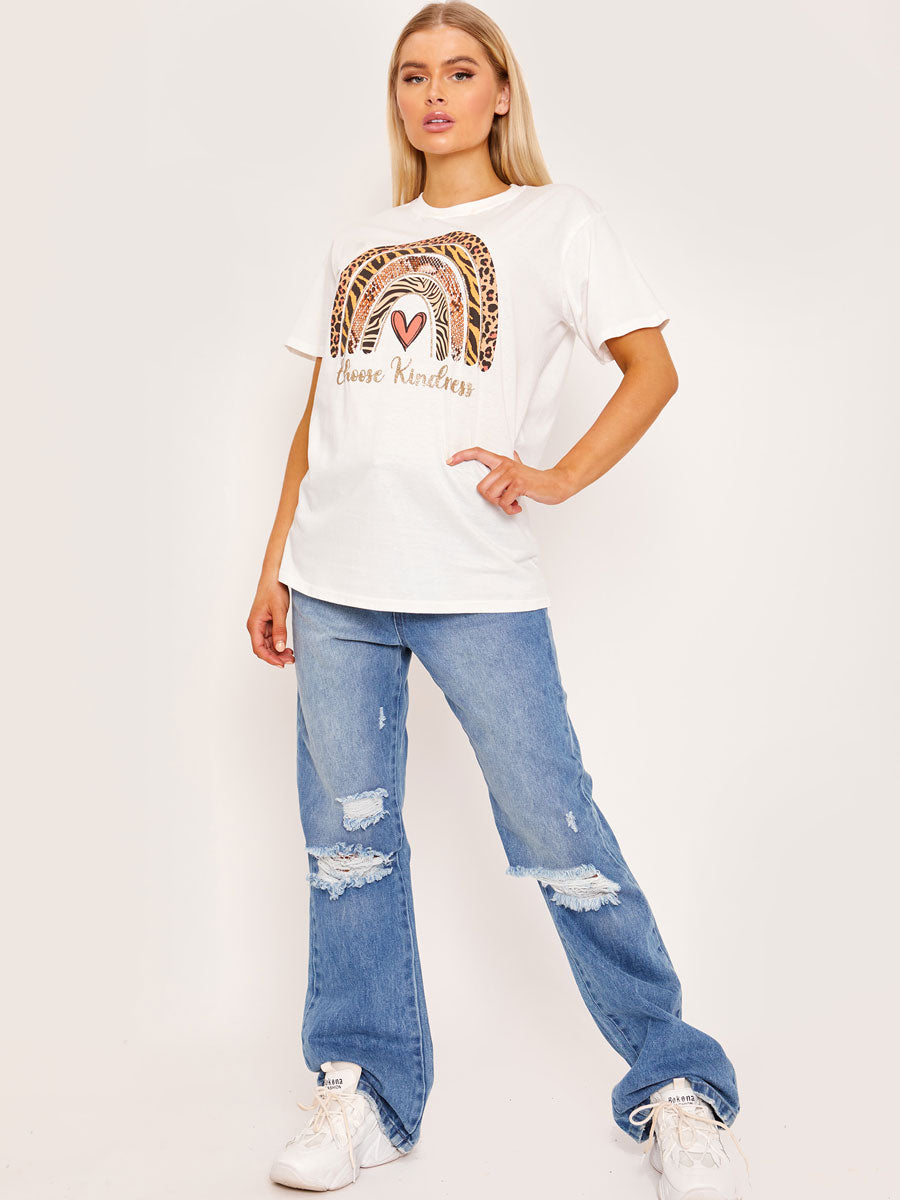 Choose Kindness Graphic Printed T-Shirt