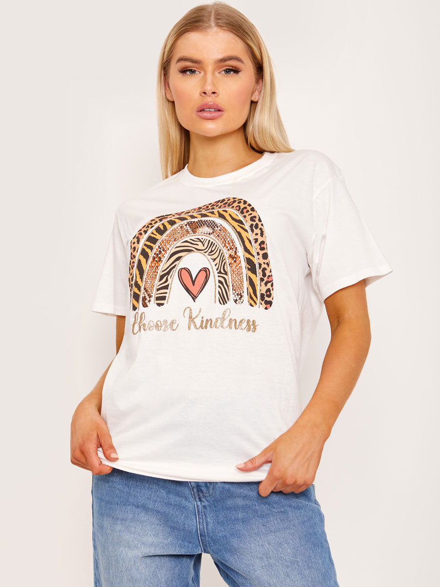 Choose Kindness Graphic Printed T-Shirt