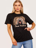 Choose Kindness Graphic Printed T-Shirt