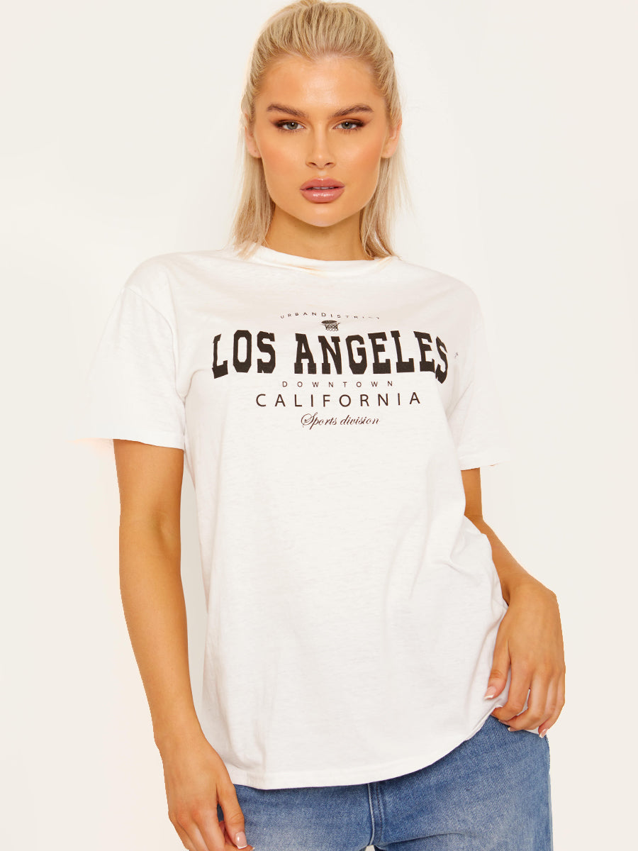Los Angeles Graphic Print T-Shirt