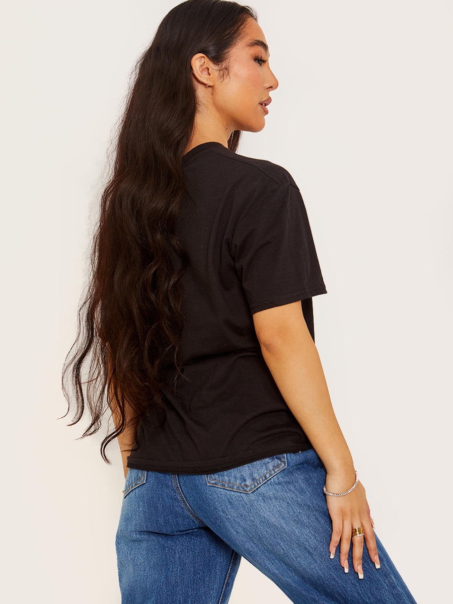 Oui Mon Cheri Graphic Printed T-Shirt