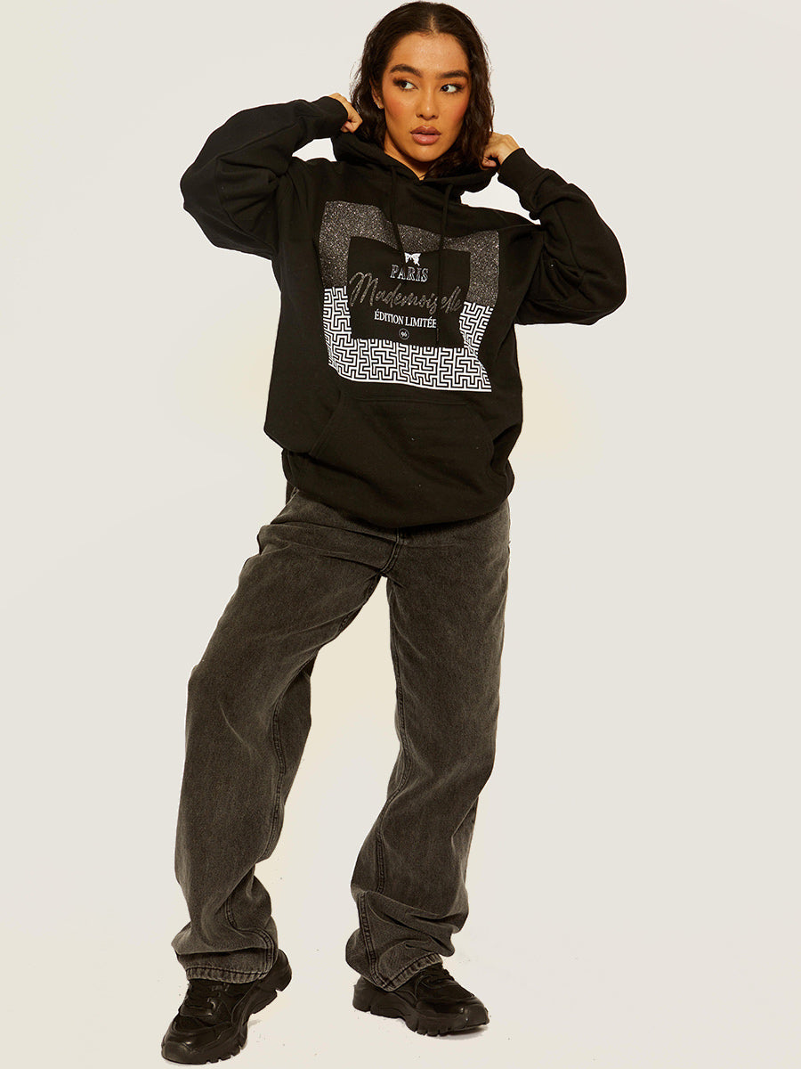 Mademoiselle Graphic Print Hoodie