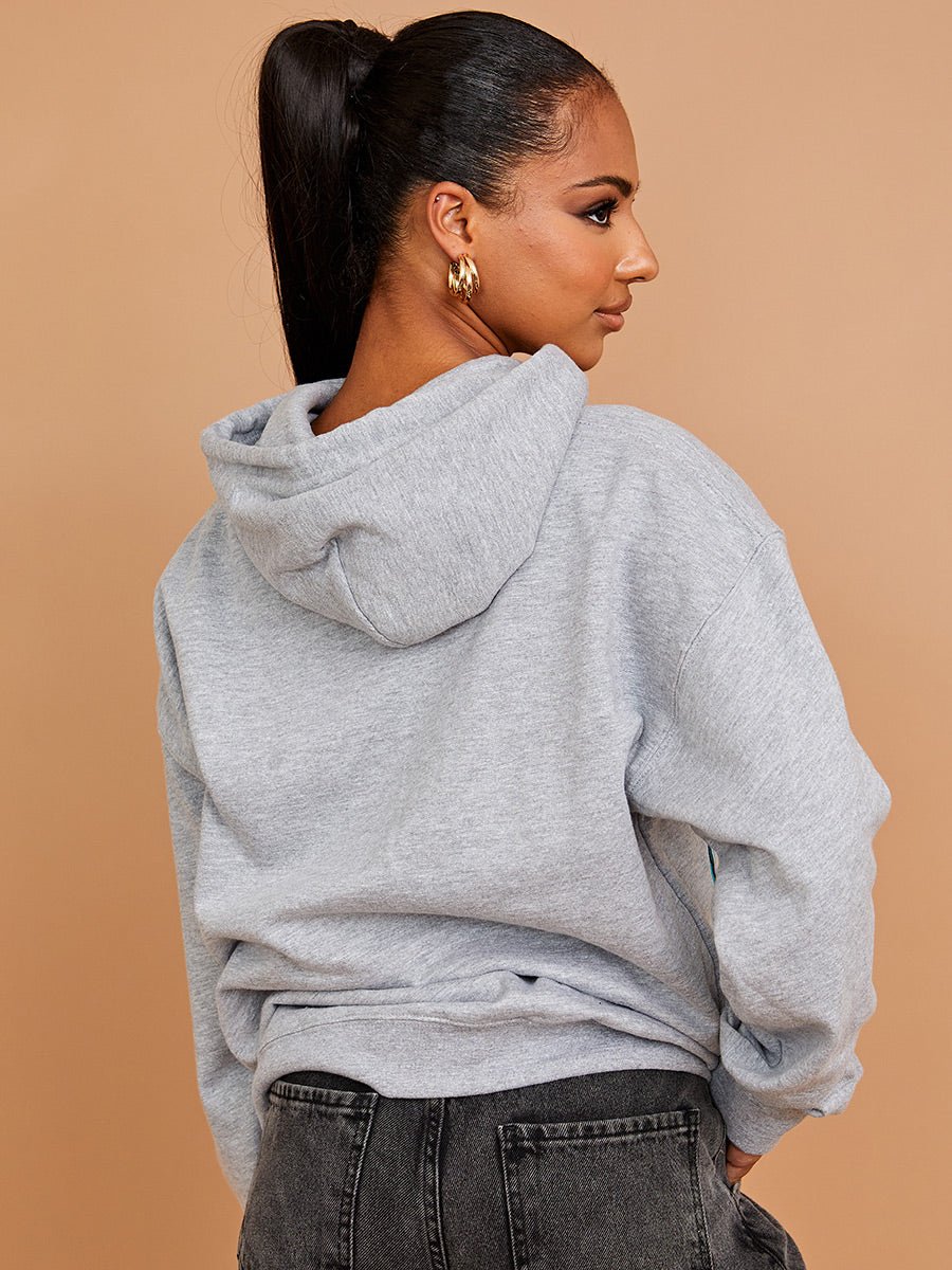 Cute Teddy Graphic Print Hoodie