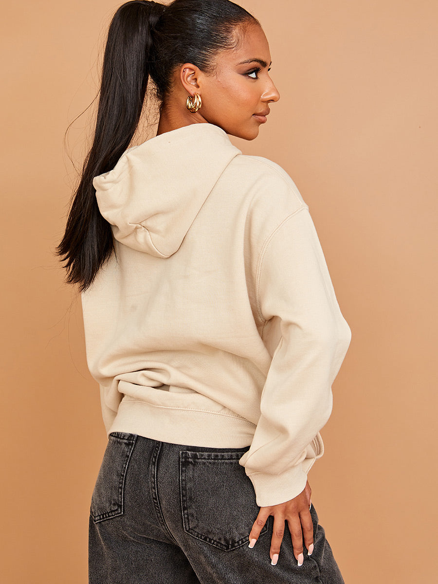 Just Relax Graphic Print Hoodie