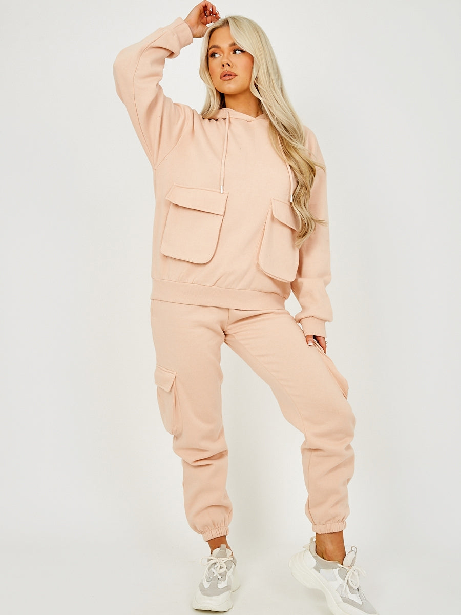 Utility Pocket Hooded Top & Trouser Fleece Co-ord
