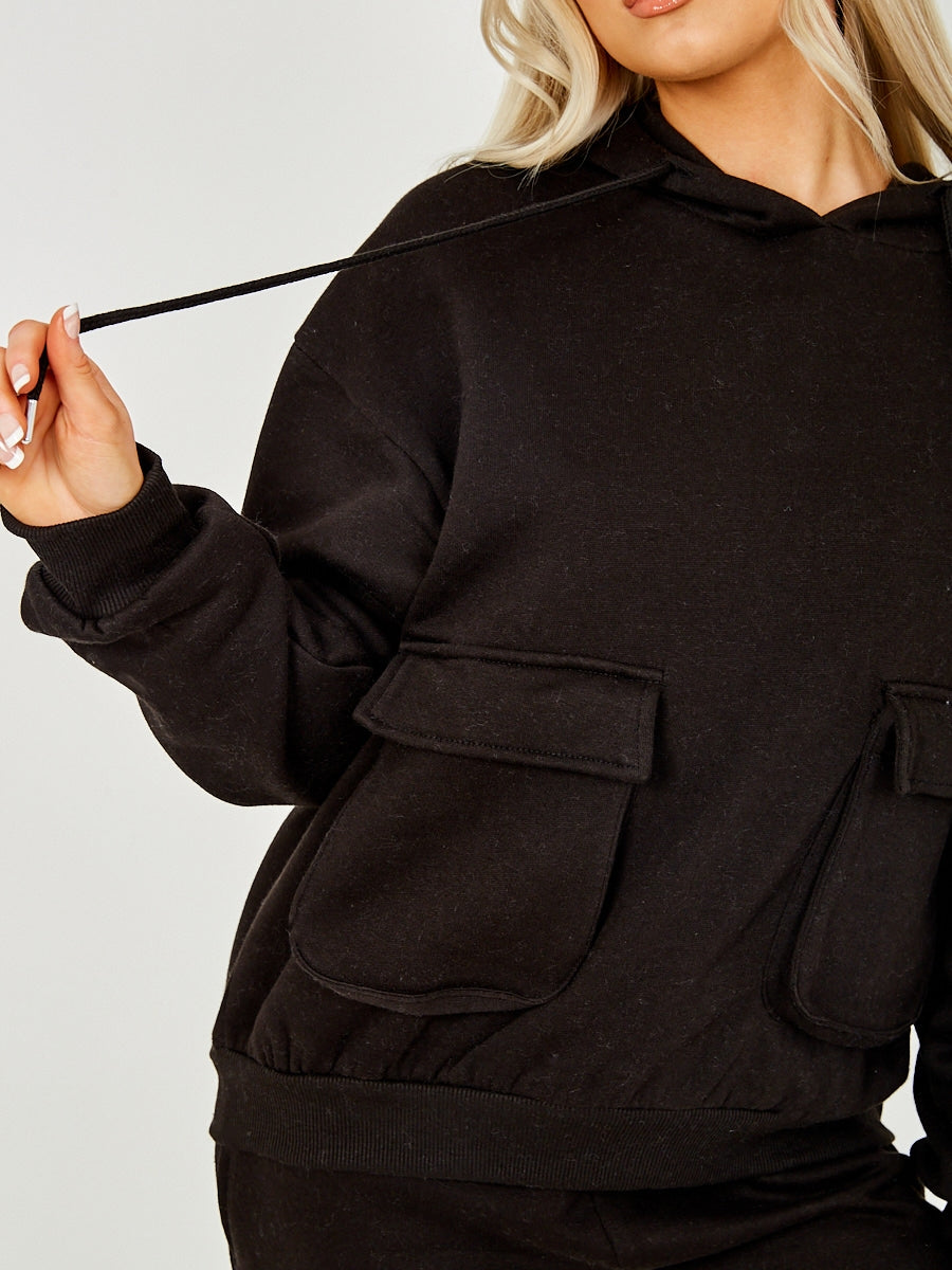 Utility Pocket Hooded Top & Trouser Fleece Co-ord