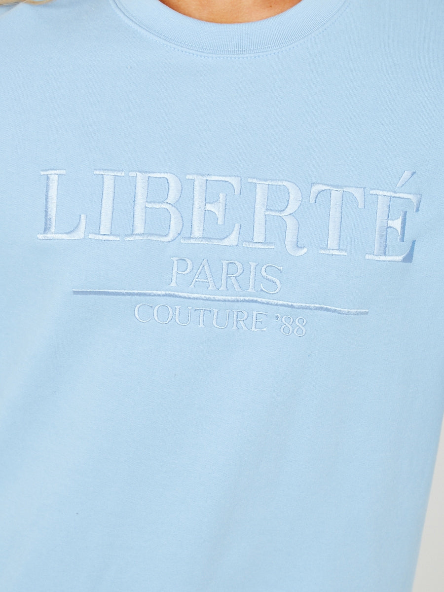 Embroidered Liberte Sweatshirt Jumper