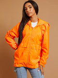 Oversized Hooded Festival Rain Jacket