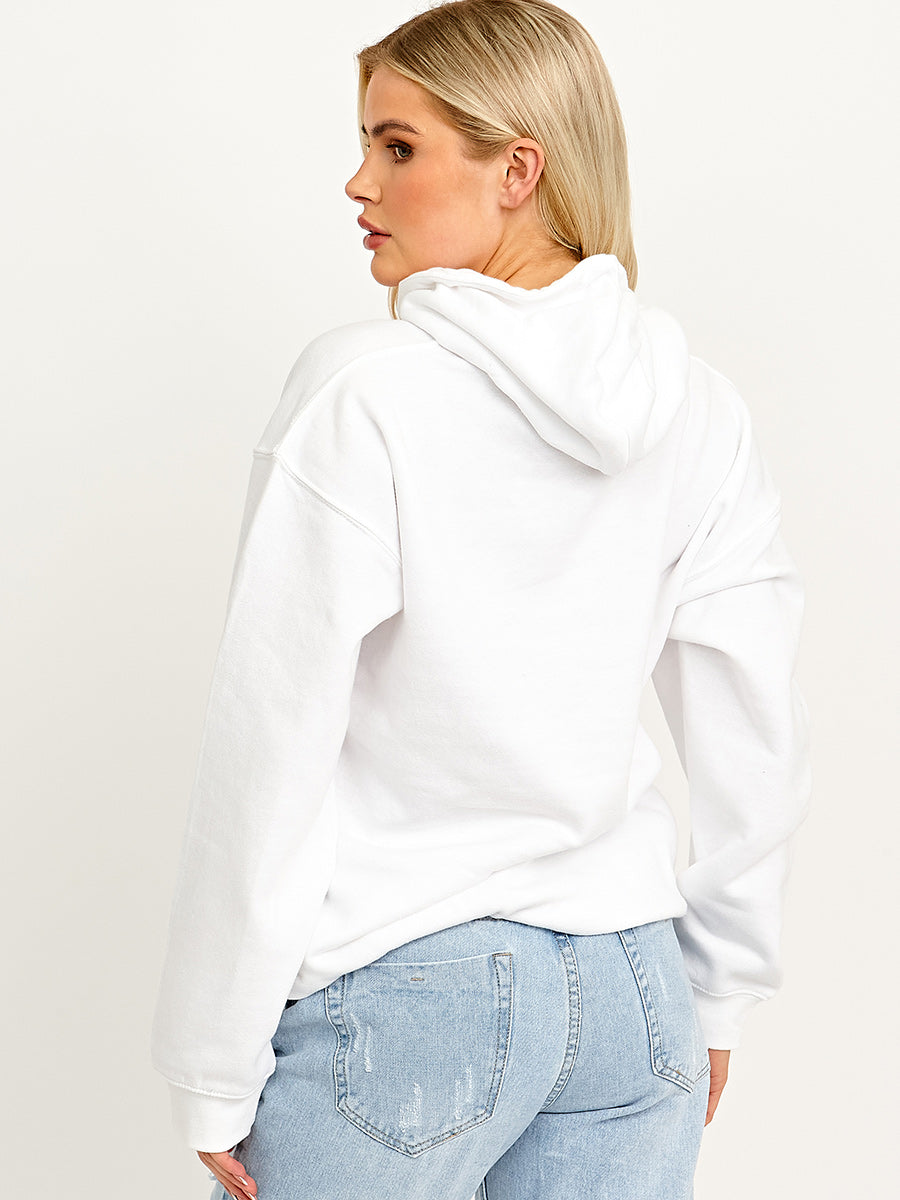 Angel Energy Graphic Print Hoodie