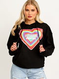 Angel Energy Graphic Print Hoodie